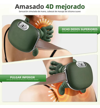 Masajeador Eléctrico Con Dedos Portátil
