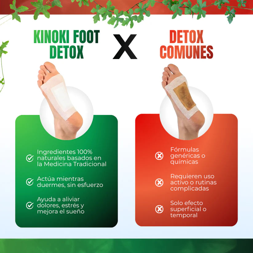 PARCHES DETOX PARA PIE KINOKI X50