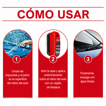 Limpiador de Aceite Pulidor Para Vidrio