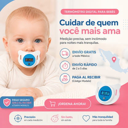 Termometro Chupon Bebe Chupete